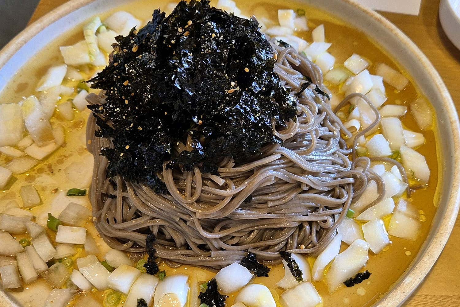 청온채 들기름 메밀국수