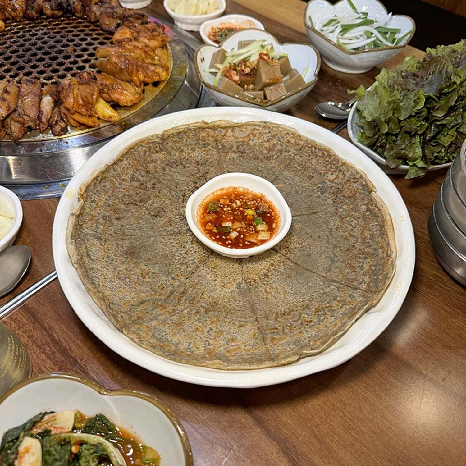 미시간 닭갈비 감자채전