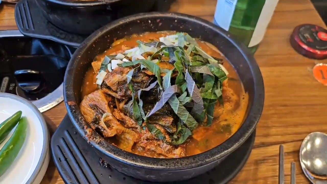 신사골감자탕 감자탕 한 상