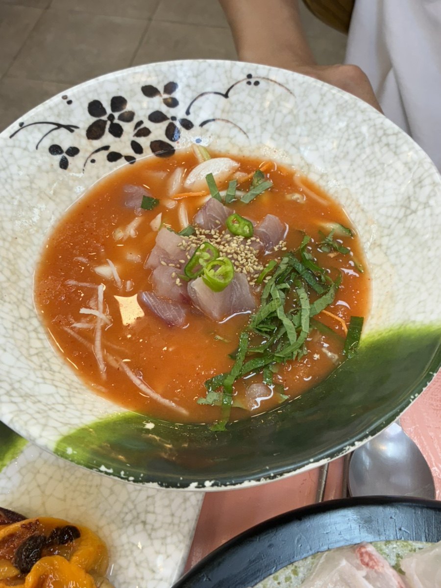 동해수산회센타 물회