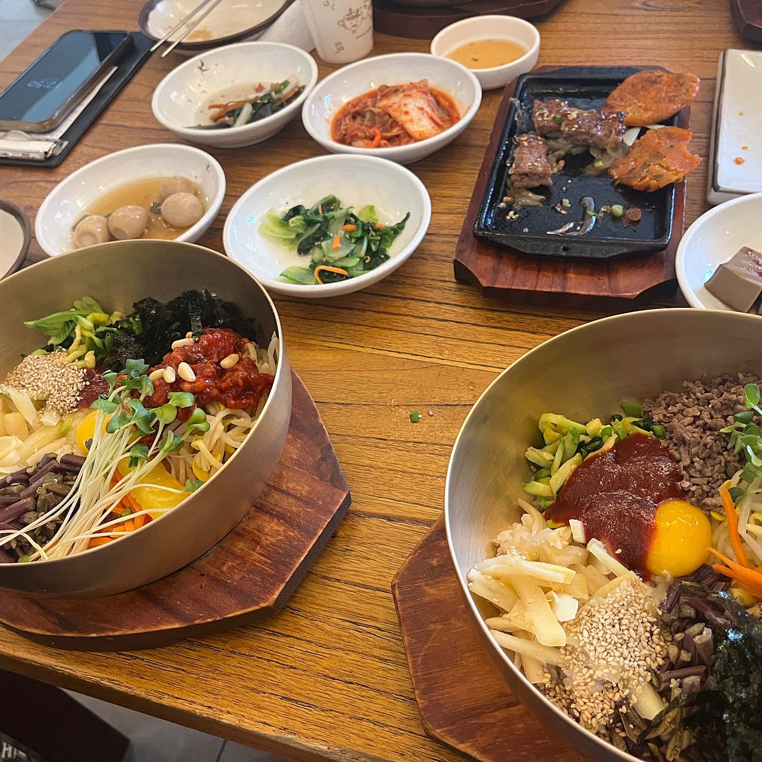 종로회관 대표 상차림